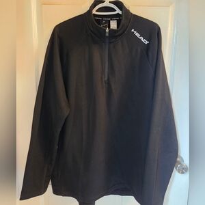 Free W Purchase HEAD Black Quarter-Zip Pullover